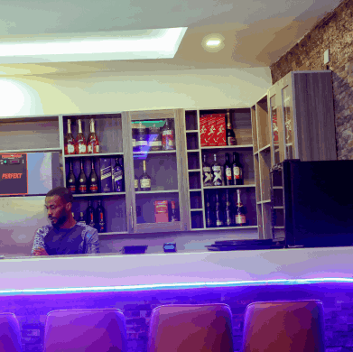 The resort bar