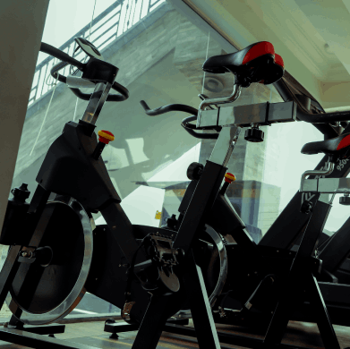 The fitness centre, equipment